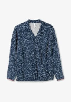 Sheego Tunika - Nachtblau Gemustert -Sheego 002864fc3dcd46edb42280dfee48d60c