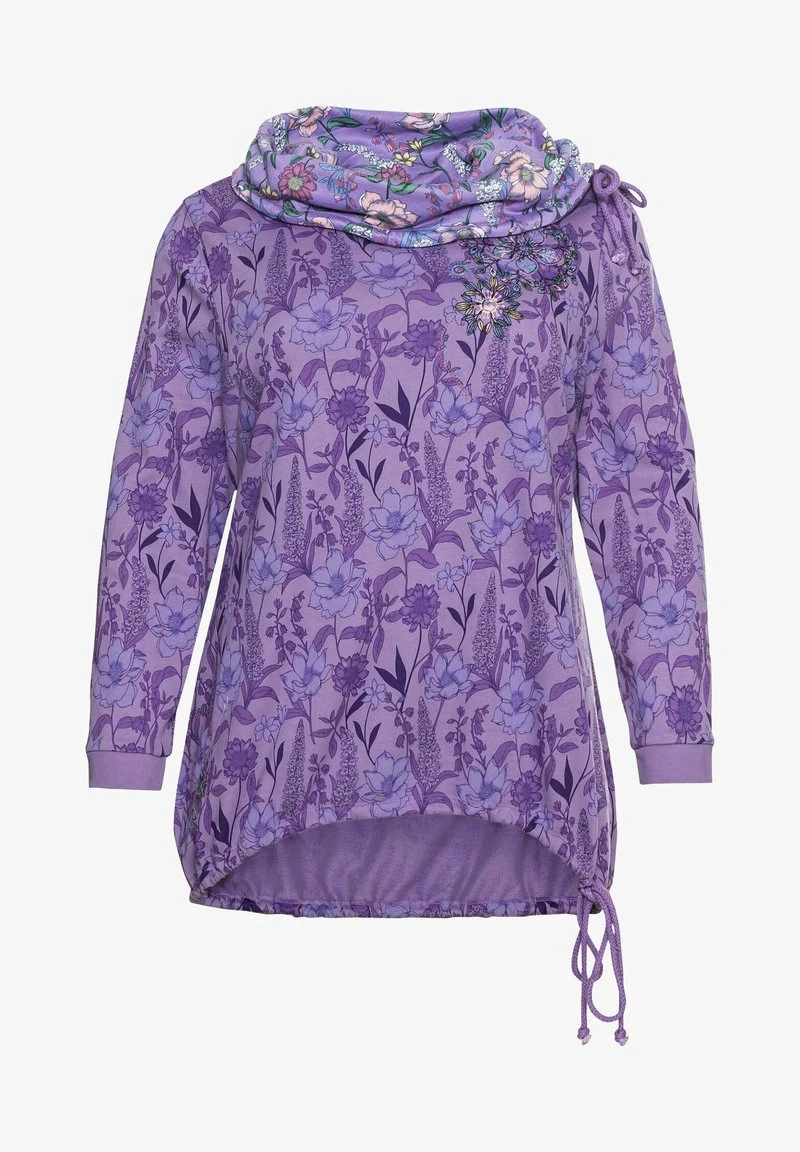 Sheego Sweatshirt - Pastelllila 7 Sheego Sweatshirt - Pastelllila – Bild 5