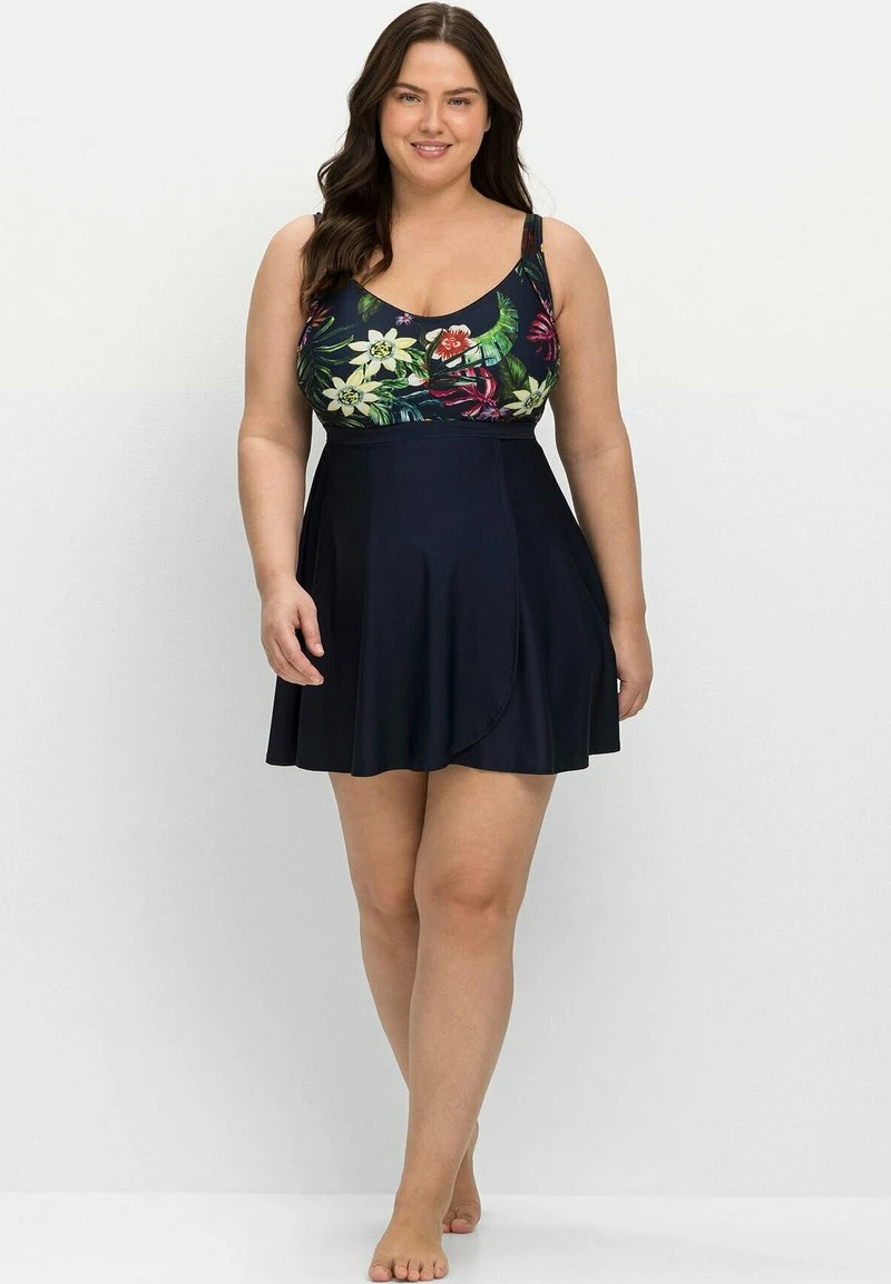 Sheego Badeanzug - Marine Gemustert 4 Sheego Badeanzug - Marine Gemustert – Bild 2