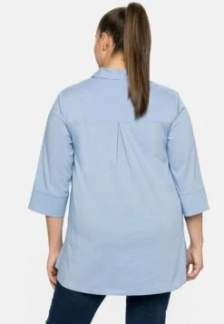 Sheego Hemdbluse - Mittelblau 10 Sheego Hemdbluse - Mittelblau -Sheego 0178c85309984029aaecd1abb67e27ab