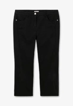 Sheego TWILL - Stoffhose - Schwarz -Sheego 01879ee180d64d20953f5182ddacee96