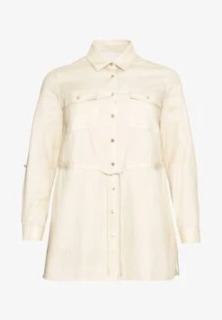 Sheego Hemdbluse - Natur 12 Sheego Hemdbluse - Natur -Sheego 01d00ddbb9d64c54b09c822a55a7d7ff