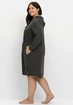 Sheego MORGENMANTEL - Bademantel - Anthrazit Meliert 12 Sheego MORGENMANTEL - Bademantel - Anthrazit Meliert -Sheego 01f5886675a849ae982b9baf2fbeb919