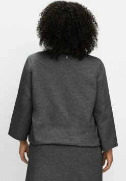Sheego Langarmshirt - Rauchgrau Meliert 10 Sheego Langarmshirt - Rauchgrau Meliert -Sheego 0235aecc1d4449d19f3b76dd73d8bac5