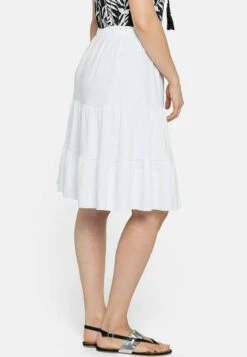 Sheego STRAND - A-Linien-Rock - Weiß -Sheego 0322836d7d0547bb8ad1e99b3611b55e