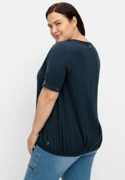 Sheego T-Shirt Basic - Nachtblau -Sheego 0335489dd27d4c7f926ddaa13038cdd1