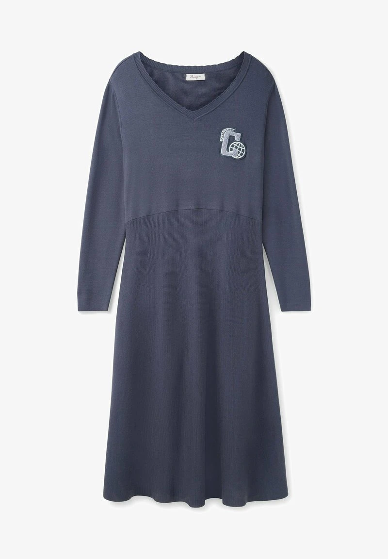 Sheego Strickkleid - Indigo 7 Sheego Strickkleid - Indigo – Bild 5