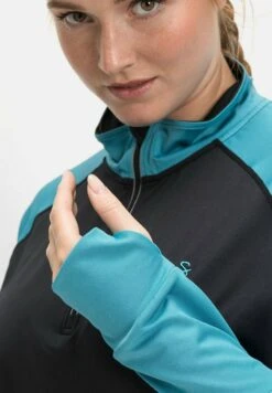 Sheego Sweatshirt - Schwarz-türkis 11 Sheego Sweatshirt - Schwarz-türkis -Sheego 0474523bd9584902b2e8505ee654901c