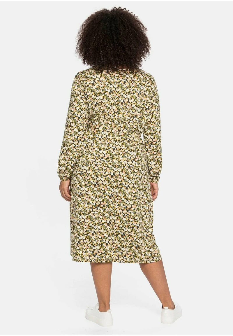 Sheego Jerseykleid - Dunkeloliv Bedruckt 4 Sheego Jerseykleid - Dunkeloliv Bedruckt – Bild 2