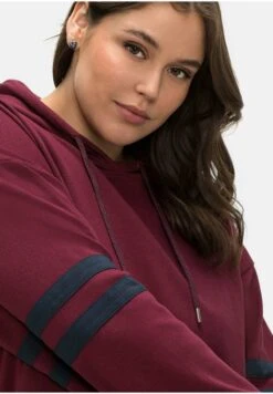 Sheego Kapuzenpullover - Weinrot 11 Sheego Kapuzenpullover - Weinrot -Sheego 0482aa02d1754953a6f0cd34099725a3