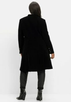 Sheego Klassischer Mantel - Schwarz 10 Sheego Klassischer Mantel - Schwarz -Sheego 04a2d0e53cb24cfd9cfa417bbb6a0a9f