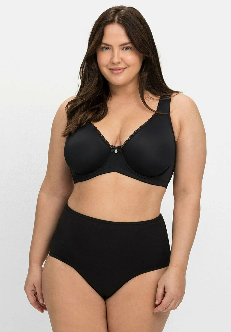 Sheego 2 PACK - Bügel BH - Schwarz Weiß 3 Sheego 2 PACK - Bügel BH - Schwarz Weiß