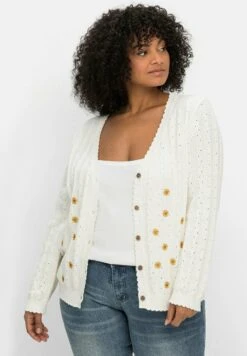 Sheego Strickjacke - Offwhite Gemustert 13 Sheego Strickjacke - Offwhite Gemustert -Sheego 057c771fe98e46d8b869b4de5927c688 1