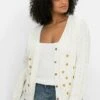 Sheego Strickjacke - Offwhite Gemustert -Sheego 057c771fe98e46d8b869b4de5927c688