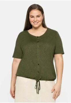 Sheego Strickjacke - Dunkeloliv 13 Sheego Strickjacke - Dunkeloliv -Sheego 058d10debbf14f8ea68d33fe79c31c25 1