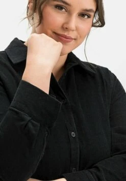 Sheego Hemdbluse - Schwarz 11 Sheego Hemdbluse - Schwarz -Sheego 06c6711118f84def89d2fda5e17825b5