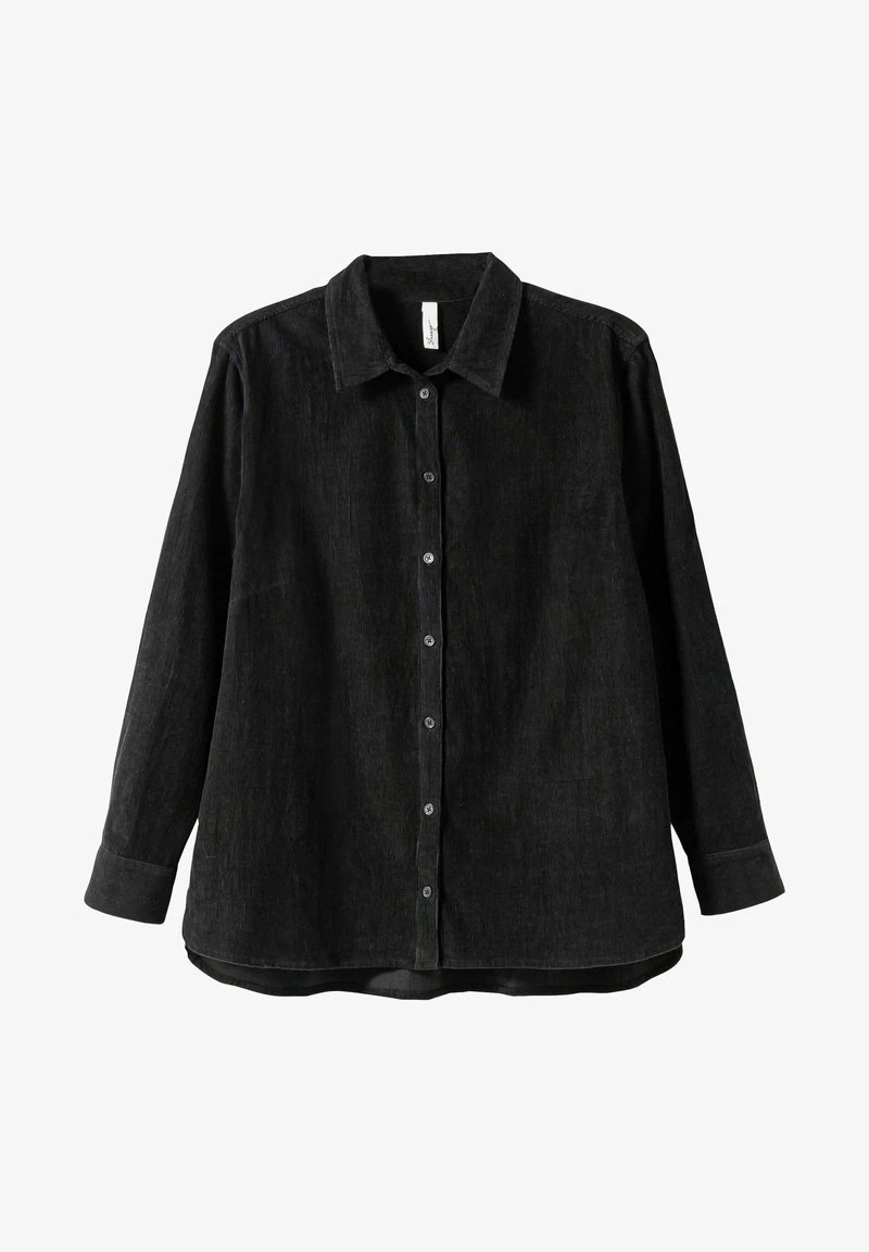 Sheego Hemdbluse - Schwarz 7 Sheego Hemdbluse - Schwarz – Bild 5