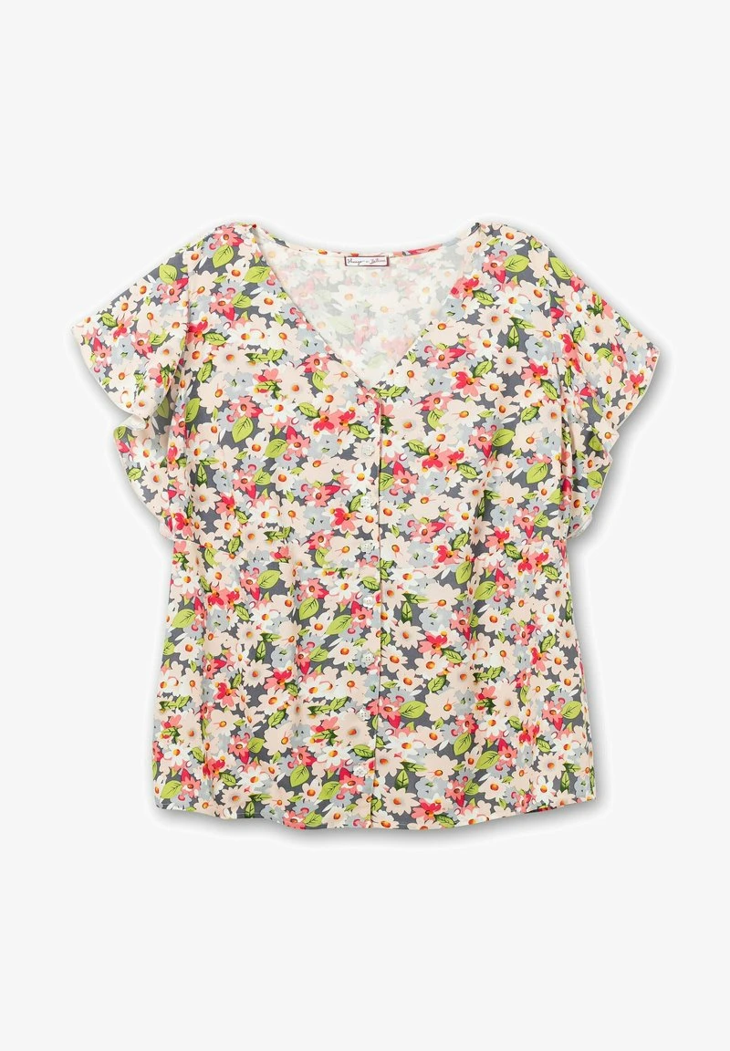 Sheego Bluse - Rosé Gemustert 7 Sheego Bluse - Rosé Gemustert – Bild 5