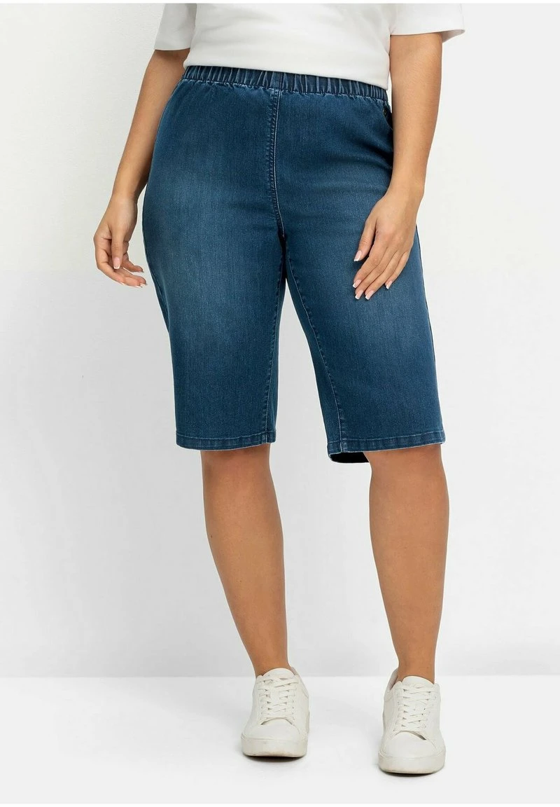 Sheego 2 PACK - Jeans Shorts - Blue Denim Dark Blue Denim 4 Sheego 2 PACK - Jeans Shorts - Blue Denim Dark Blue Denim – Bild 2