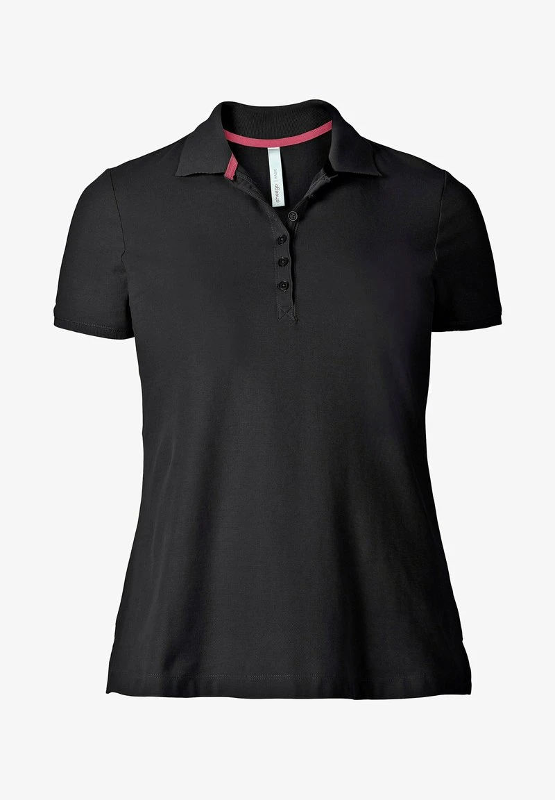 Sheego Poloshirt - Schwarz 6 Sheego Poloshirt - Schwarz – Bild 4