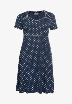 Sheego Jerseykleid - Marine Bedruckt -Sheego 08f13499189744238d33745a96caa0fb