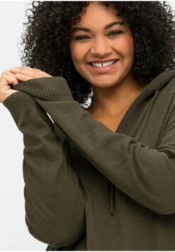 Sheego PULLOVER - Kapuzenpullover - Dunkeloliv 11 Sheego PULLOVER - Kapuzenpullover - Dunkeloliv -Sheego 09be8a15970144d8a8333f56c7bdd505