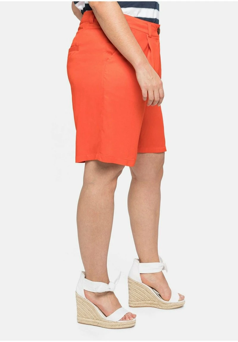 Sheego Shorts - Rotorange 6 Sheego Shorts - Rotorange – Bild 4