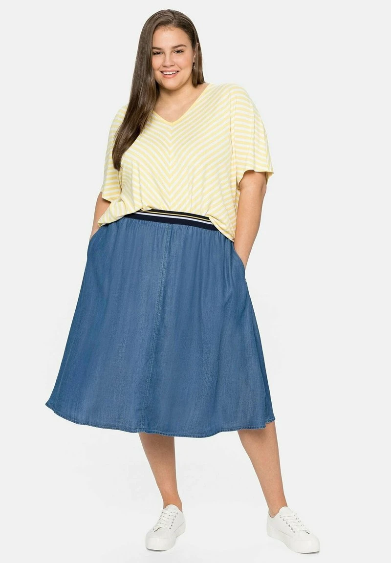 Sheego T-Shirt Print - Hellgelb 4 Sheego T-Shirt Print - Hellgelb – Bild 2