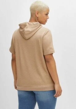 Sheego KAPUZENSHIRT - T-Shirt Print - Cappuccino Meliert 10 Sheego KAPUZENSHIRT - T-Shirt Print - Cappuccino Meliert -Sheego 0b262b7da758425e99e73571b987d40c