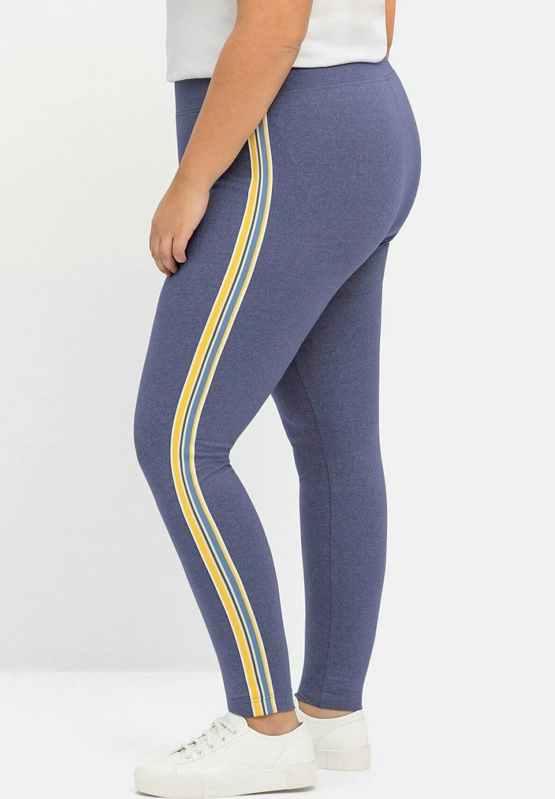 Sheego Leggings - Hosen - Blau Meliert 6 Sheego Leggings - Hosen - Blau Meliert – Bild 4