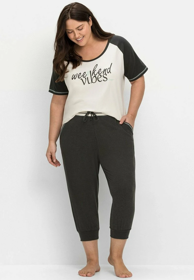 Sheego SCHLAF - Nachtwäsche Shirt - Anthrazit Meliert 4 Sheego SCHLAF - Nachtwäsche Shirt - Anthrazit Meliert – Bild 2