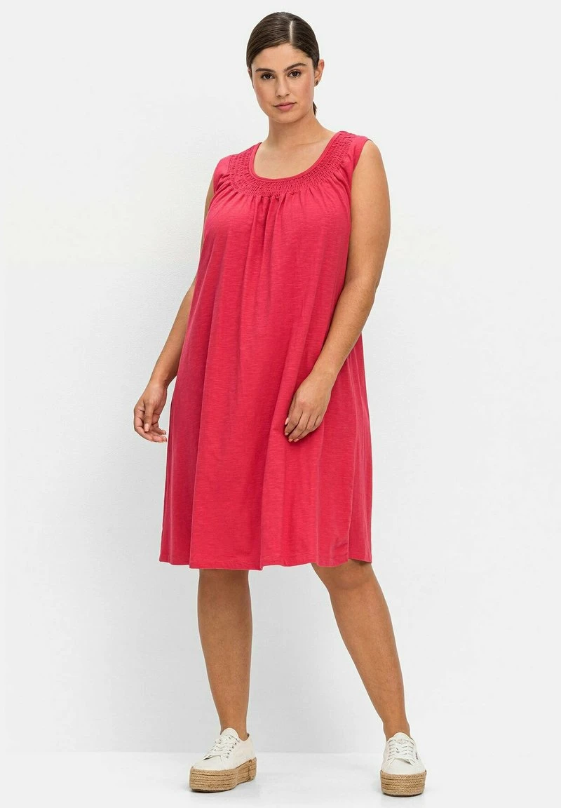 Sheego Jerseykleid - Orchidee 3 Sheego Jerseykleid - Orchidee