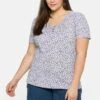 Sheego T-Shirt Print - Lavendel -Sheego 0cdff0e9248946dfbff6de574d02f1a3