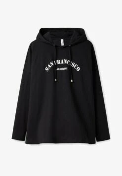 Sheego Kapuzenpullover - Schwarz -Sheego 0d20fe527dc947f996f7ab55c51e3cb8