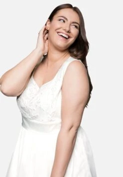 Sheego Cocktailkleid/festliches Kleid - Offwhite 11 Sheego Cocktailkleid/festliches Kleid - Offwhite -Sheego 10b1d8b7119a4714bb4a5a143120e1a3