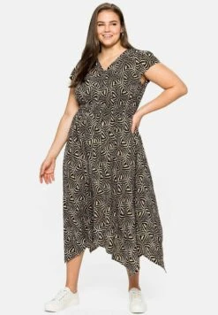 Sheego Freizeitkleid - Black/ White -Sheego 12630a0422cb463898094b77b0917d2a 1