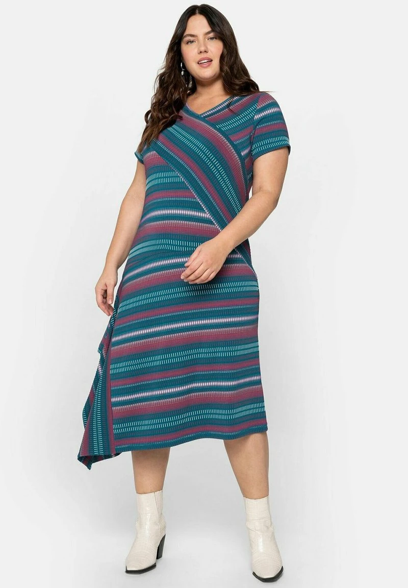 Sheego Strickkleid - Gestreift 7 Sheego Strickkleid - Gestreift – Bild 5