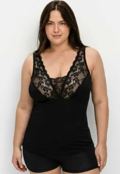 Sheego Unterhemd/-shirt - Schwarz -Sheego 12e0e3d5843f4cddb2296c9991d17ebd 1