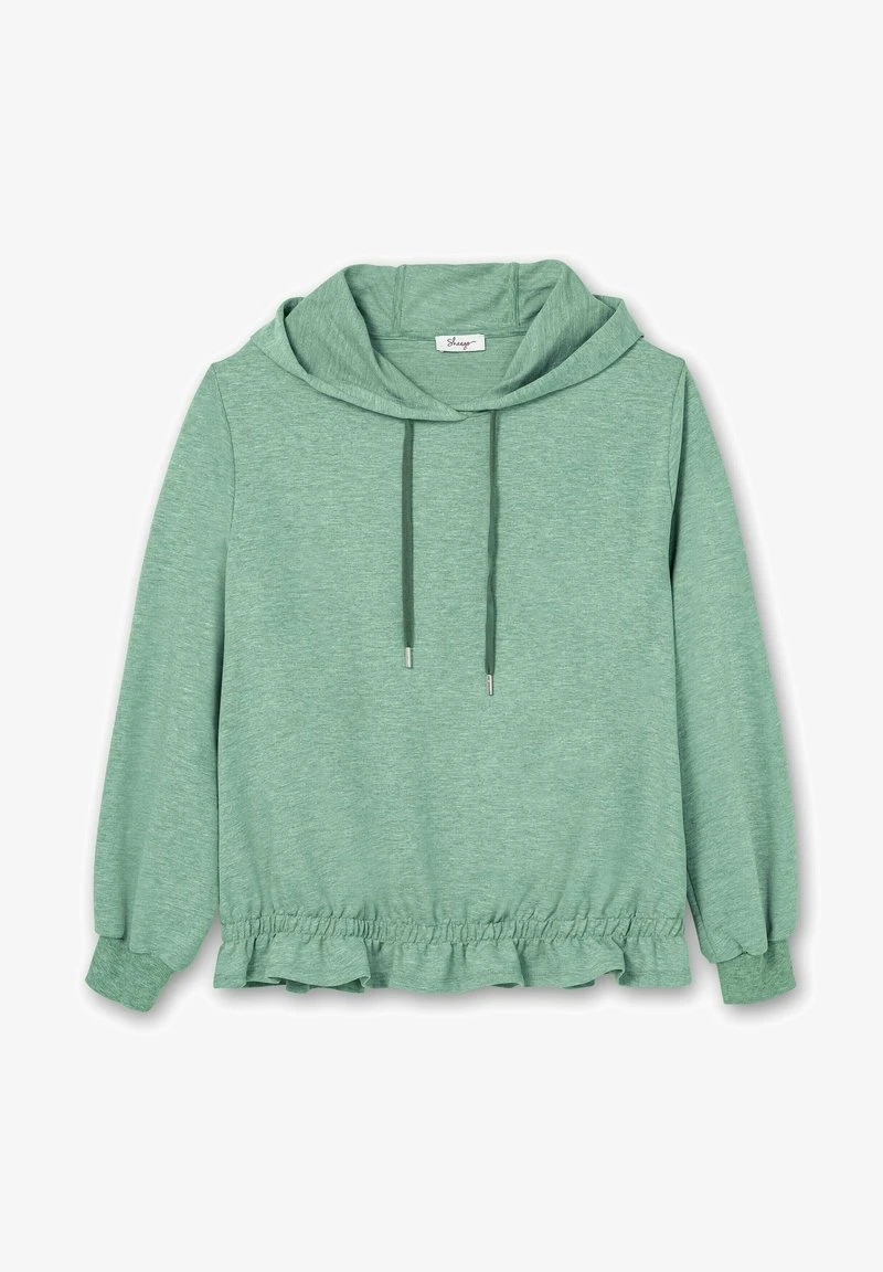 Sheego Kapuzenpullover - Salbeigrün 7 Sheego Kapuzenpullover - Salbeigrün – Bild 5