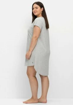 Sheego Nachthemd - Grau Meliert 11 Sheego Nachthemd - Grau Meliert -Sheego 147e4d2fc8c040f388c27aeb3ea75d75