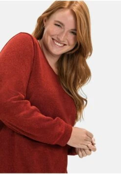 Sheego Strickpullover - Rostrot Meliert 11 Sheego Strickpullover - Rostrot Meliert -Sheego 14b65f00dded4884a03b489709bc54f4