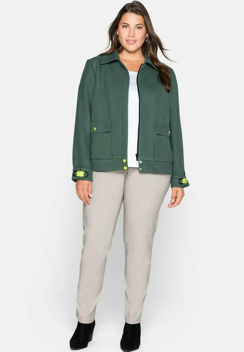 Sheego Leichte Jacke - Opalgrün 4 Sheego Leichte Jacke - Opalgrün – Bild 2