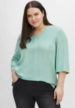 Sheego Bluse - Salbeigrün 13 Sheego Bluse - Salbeigrün -Sheego 1639eda67543409eb980099a791839e4 1