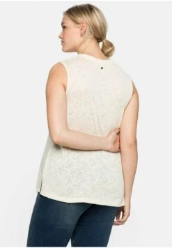 Sheego Top - Off White -Sheego 167da2767e32404595410df3a6e0f80c