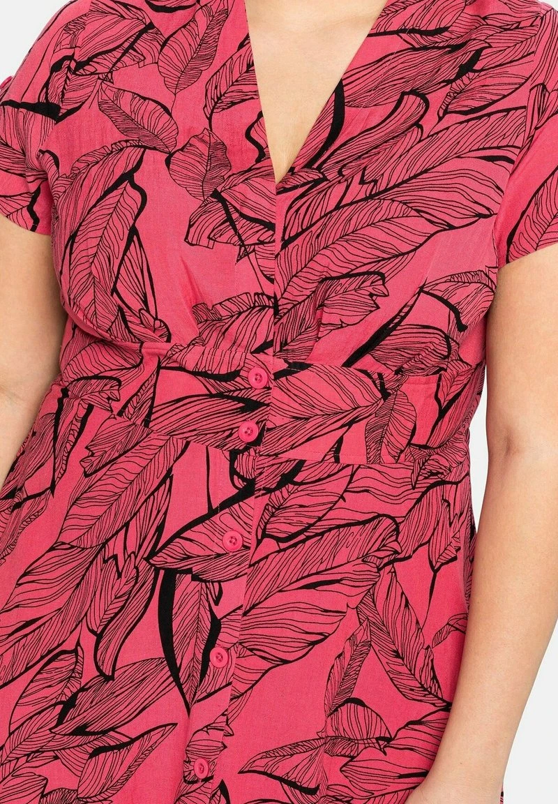 Sheego Freizeitkleid - Pink Bedruckt 5 Sheego Freizeitkleid - Pink Bedruckt – Bild 3