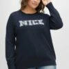 Sheego Strickpullover - Nachtblau -Sheego 1742e9d76ee64600b3266e73164aee0f