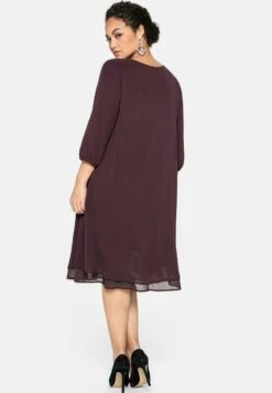 Sheego Freizeitkleid - Burgund 10 Sheego Freizeitkleid - Burgund -Sheego 1802ee1c2f134d8a961610916b079e58