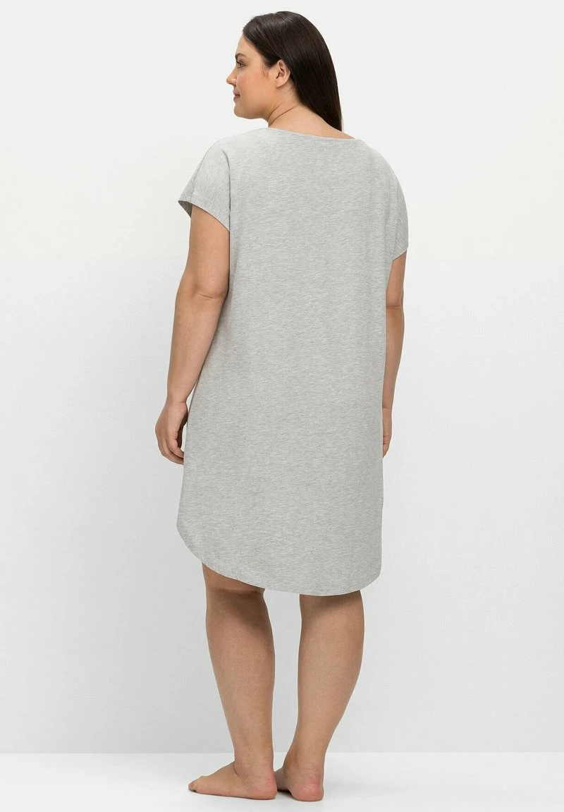 Sheego Nachthemd - Grau Meliert 4 Sheego Nachthemd - Grau Meliert – Bild 2