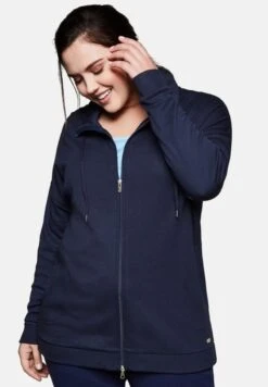 Sheego Sweatjacke - Marine 12 Sheego Sweatjacke - Marine -Sheego 1a4813d522f84b8987b51ac9a37aa69a 1