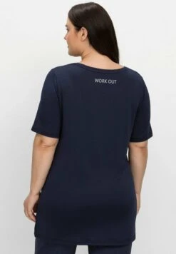 Sheego FUNKTIONS - T-Shirt Basic - Marine 10 Sheego FUNKTIONS - T-Shirt Basic - Marine -Sheego 1b019610518d4344a733f44b05c31ac5